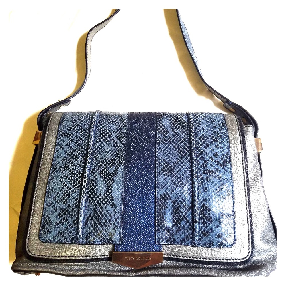 Juicy Couture over the shoulder leather handbag